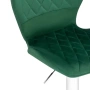 Барный стул Woodville Porch green / chrome